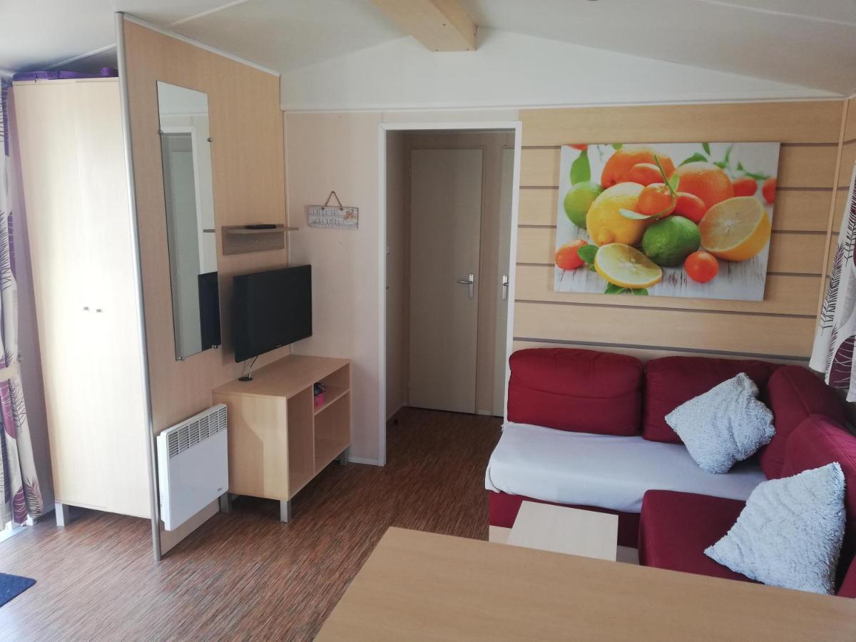 Grand Mobil Home 3Chbr 2Sdb Camping La Carabasse Vias Esterno foto