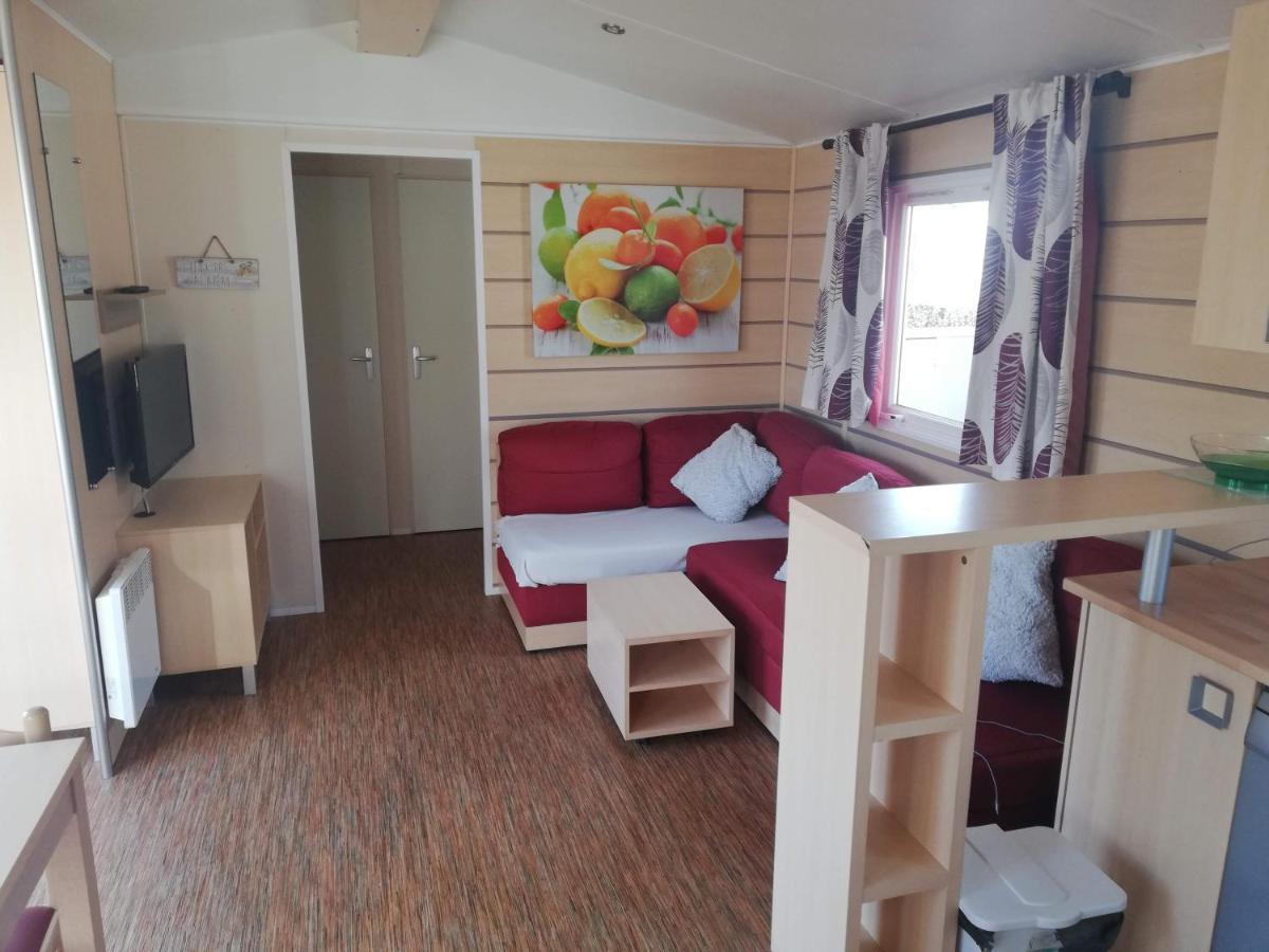 Grand Mobil Home 3Chbr 2Sdb Camping La Carabasse Vias Esterno foto