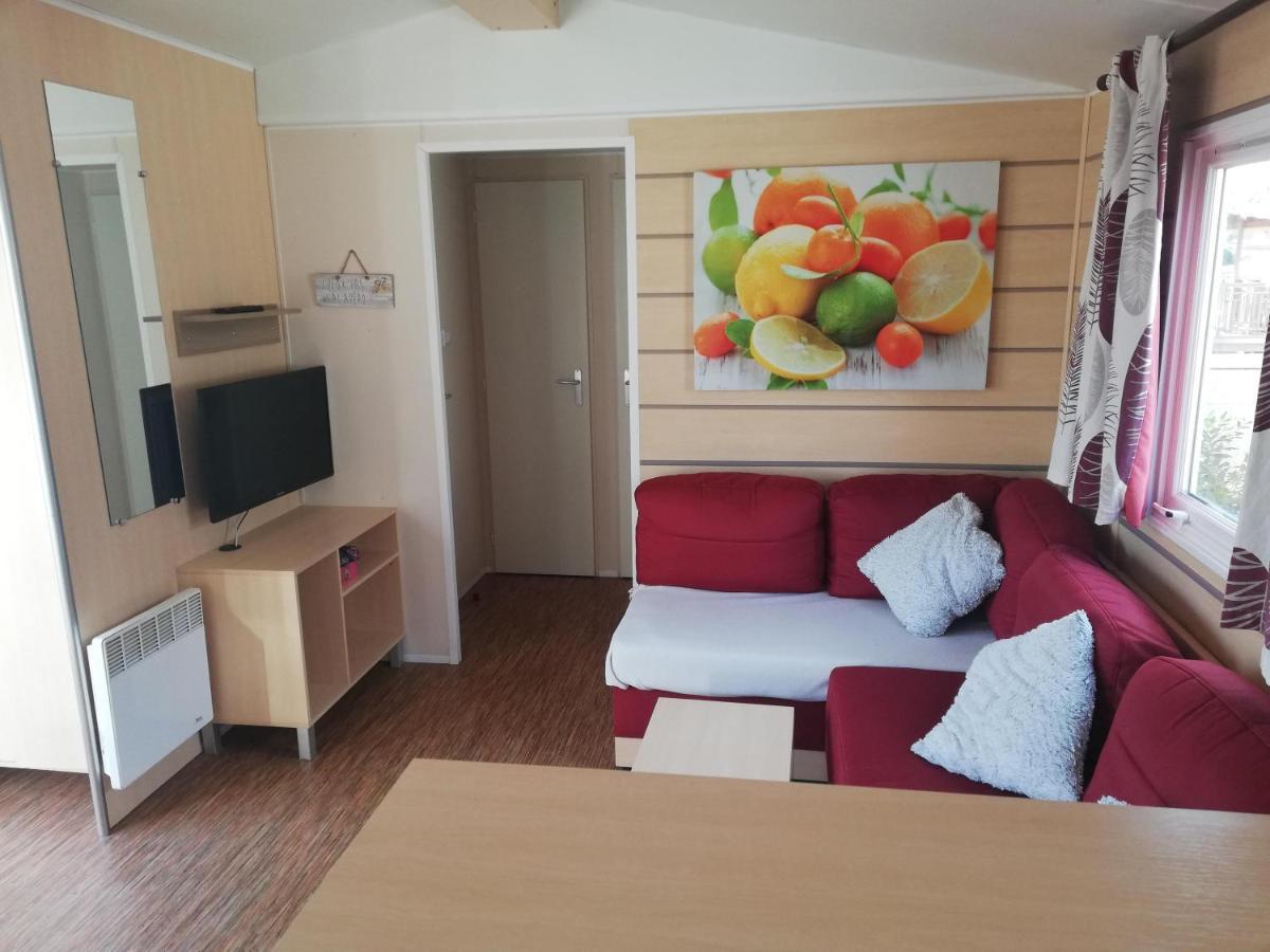 Grand Mobil Home 3Chbr 2Sdb Camping La Carabasse Vias Esterno foto