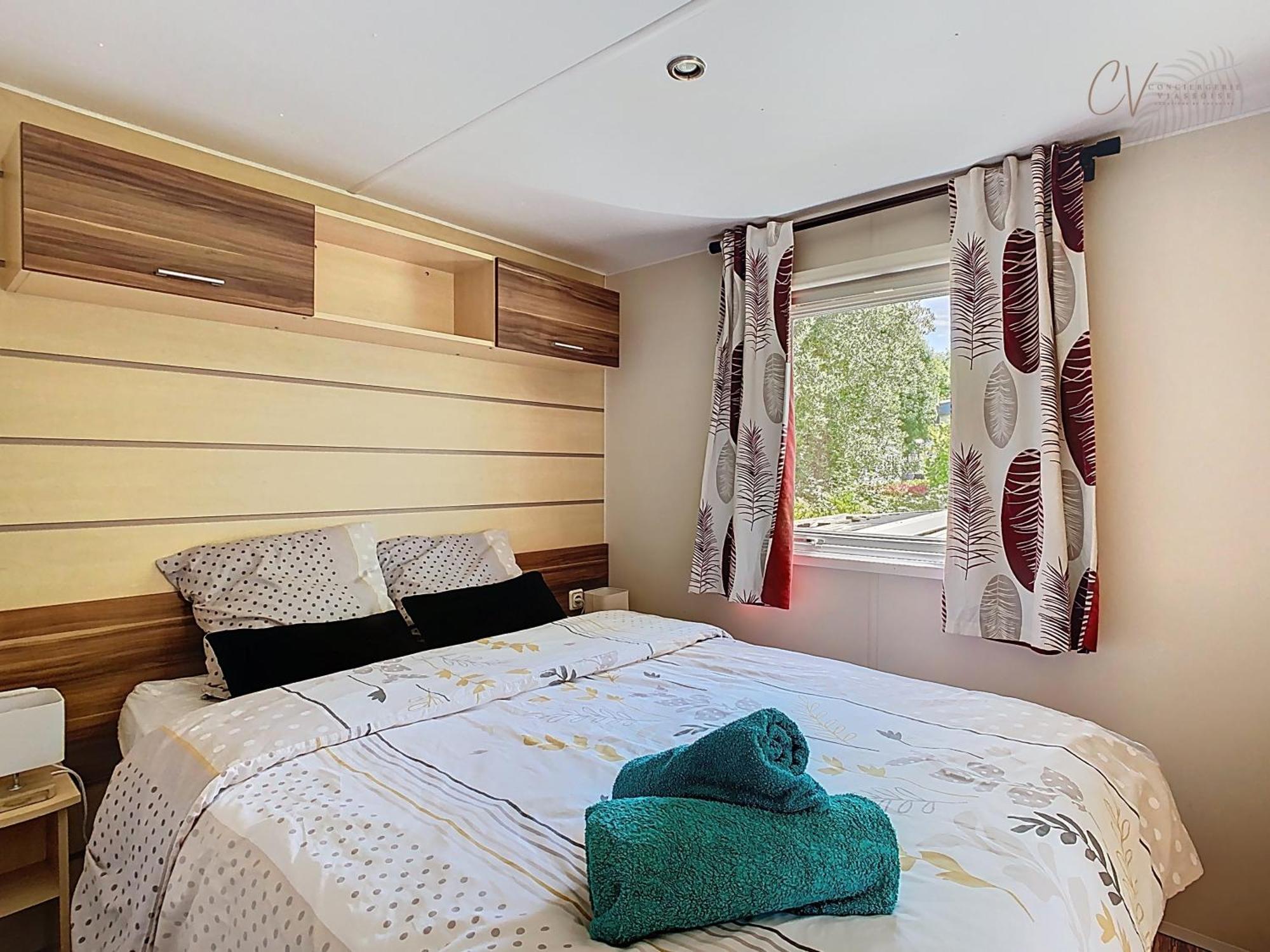 Grand Mobil Home 3Chbr 2Sdb Camping La Carabasse Vias Esterno foto